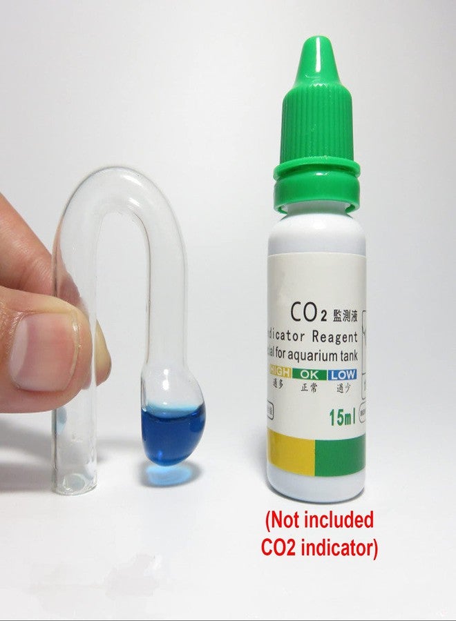 Bilindasly 1PCS CO2 Drop Checker J Shape Glass Hang On Monitor CO2 Indicator for Aquarium Planted Fish Tank - Image 5